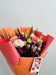 Lisianthus Gerbera Buket